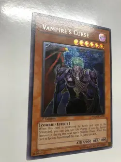 USA Seller Yugioh Vampire's Curse PTDN-EN090 Ultimate Rare 1st Edition NM - Image 5