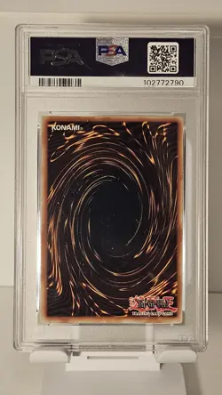 2007 YUGIOH PP01-EN015 RED-EYES BLACK METAL DRAGON SECRET RARE PSA 9 MINT - Image 2