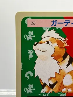Pokemon Card Growlithe 058 Green Back Topsun Japanese Nintendo LP - Image 4