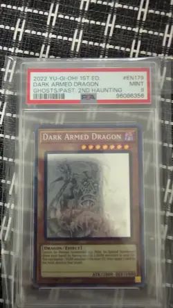 Yugioh! Dark Armed Dragon GFP2-EN179 Ghost Rare 1st Edition PSA 9 MINT - Image 2