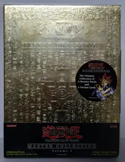 YuGiOh Master Collection Volume 1 Sealed Box Set 6 Booster Packs 6 Variant Cards 53334389679 - Image 1