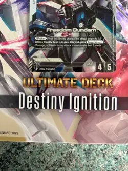 Freedom Gundam ST09-004 LR+ Gundam Card Game Alt Art - Image 4