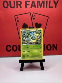 Servine 1/12 McDonald's Collection 2012 English 2012 Crack Ice Holo Pokemon Card - Image 1