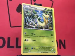 Servine 1/12 McDonald's Collection 2012 English 2012 Crack Ice Holo Pokemon Card - Image 4