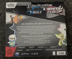 Pokemon TCG Black Bolt & White Flare Poster Collection Box 4 Packs NEW & SEALED✅ - Image 2