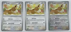 Pokemon TCG Eevee Lot Of 9 Cards- Eevee V Promo - Holo - Rare Eevee Collection - Image 3