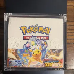 Pokemon TCG Scarlet & Violet Surging Sparks Booster Box ⭐SEALED⭐ W/Acrylic NEW - Image 1