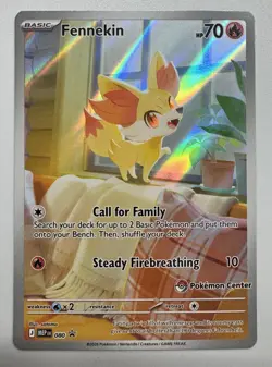 Fennekin - 080 (Pokemon Center Exclusive) 080 Me: Mega Evolution Promo Holo - Image 1