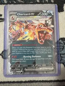 Charizard ex 125/197 SV03: Obsidian Flames Holo Double Rare Pokemon TCG NM - Image 1