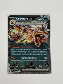Pokemon TCG Charizard ex Sv03: Obsidian Flames 125/197 Holo Double Rare - Image 1