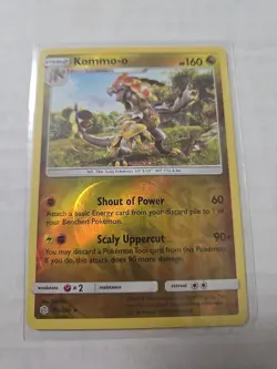 Kommo-o 163/236 2019 SM Cosmic Eclipse Pokemon Card Reverse Holo Rare - Image 1