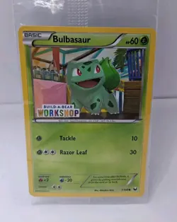 Pokemon TCG Bulbasaur Build a Bear Promo Card Sealed - Image 2