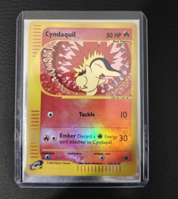 Pokemon Cyndaquil 105/165 Expedition Base Set Reverse Holo English 2002 50HP - Image 1