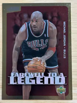 2003-04 Upper Deck Victory - Farewell to a Legend Michael Jordan #229 GOLD /100 - Image 1
