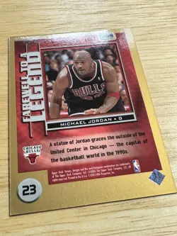 2003-04 Upper Deck Victory - Farewell to a Legend Michael Jordan #229 GOLD /100 - Image 4