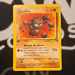 Wizards of the Coast Racaillou 47/62 Base Set 1st Ed French 1999 Common 50HP - Image 1