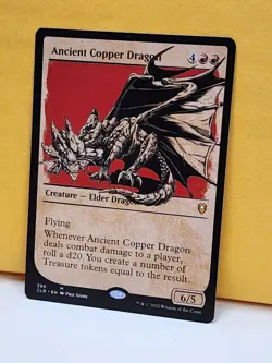 1x SHOWCASE Ancient Copper Dragon, NM, CLB, Magic: the Gathering, MtG - Image 2