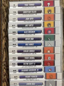 2026 Topps Chrome Baseball Set Lot Of 90 Cards, No Dupes! See Pics For #’s - Image 5