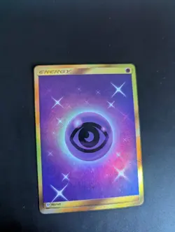 Pokemon Psychic Energy Card 162/149 Secret Rare, Sun Moon Base Set - Image 1