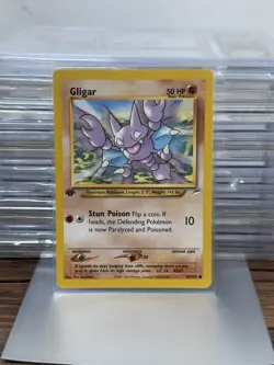 Gligar 67/105 1st Edition Neo Destiny Pokemon - Excellent/Near Mint Condition - Image 1