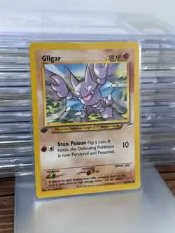 Gligar 67/105 1st Edition Neo Destiny Pokemon - Excellent/Near Mint Condition - Image 5