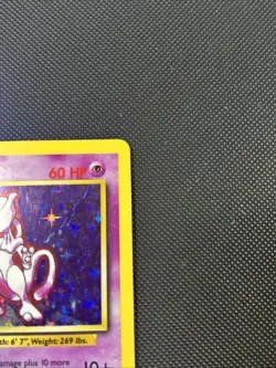 Mewtwo 10/102 Holo Rare Base Set Unlimited Pokemon English LP - Image 3
