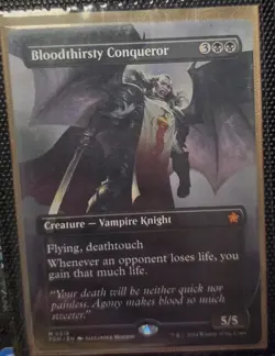 Bloodthirsty Conqueror (Borderless) - Foundations - Mythic - MTG English - Image 1