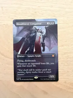 Bloodthirsty Conqueror - Foundations (Borderless) Near Mint - Image 1