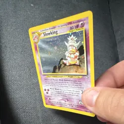 Pokemon TCG Slowking Neo Genesis Holo Rare 14/111 English 80 HP Stage 1 - Image 2