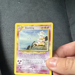 Pokemon TCG Slowking Neo Genesis Holo Rare 14/111 English 80 HP Stage 1 - Image 3