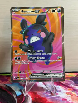 Pokemon Pitch Black Morpeko ex Full Art Holo Double 102/084 Near Mint - Image 1