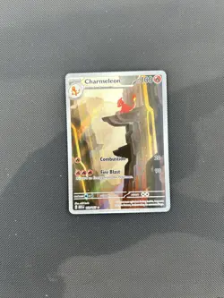 Pokemon TCG Charmeleon Scarlet Violet-151 Illustration Rare Card 169/165 - Image 1