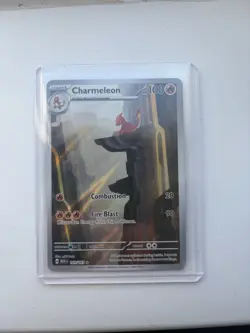 Pokemon TCG Charmeleon 169/165 English Scarlet Violet 151 Illustration Rare Card - Image 1