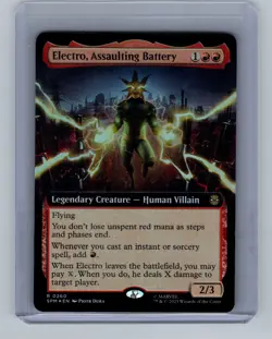 Magic the Gathering - Electro, Assaulting Batte (Extended Art) (SPM) (FOIL) #260 - Image 1