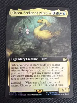Choco, Seeker Of Paradise (Extended Art Foil) - Final Fantasy - MTG - Image 1