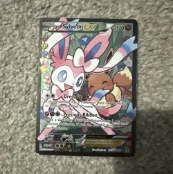 Pokemon TCG Sylveon EX Generations Radiant Collection RC21/RC32 Full Art Holo - Image 1