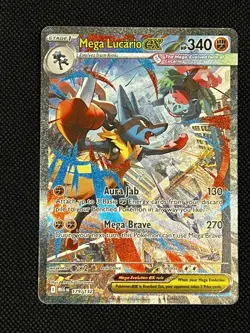 Mega Lucario ex 179/132 Special Illustration Rare Mega Evolution Pokemon NM - Image 1