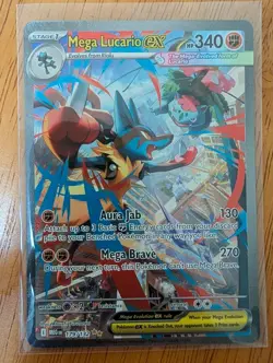 Mega Lucario ex 179/132 Special Illustration Rare Mega Evolution Pokemon NM - Image 1