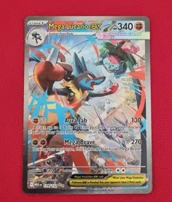 Mega Lucario ex 179/132 Special Illustration Rare Mega Evolution Pokemon NM - Image 1