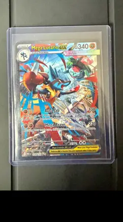 Mega Lucario ex 179/132 NM Mega Evolution Special Illustration Rare Pokemon - Image 1