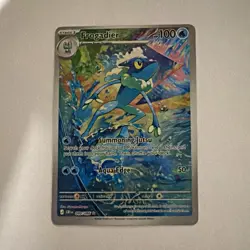 Pokemon TCG Frogadier 089/086 Lost Thunder Secret Rare Holo EN. NOT CUT RIGHT - Image 1