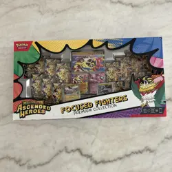 Pokemon Ascended Heroes Focused Fighters Premium Collection Sam’s Club Sealed - Image 1
