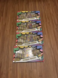 Set of 4 Pokemon Ascended Heroes Focused Fighters Premium Collection 56 packs! - Image 1