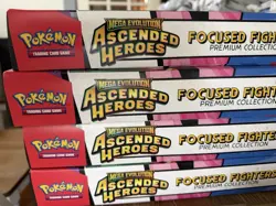 4 Pokemon TCG Mega Evolution Ascended Heroes Focused Fighters Premium Collection - Image 3