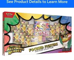 Pokemon Ascended Heroes Focused Fighters Premium Collection Sam's Club FREE SHIP - Image 3