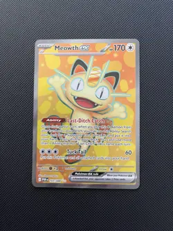 Meowth ex 107/088 Ultra Rare Perfect Order Pokemon TCG Card - Image 1