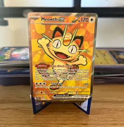 Pokemon Meowth ex 107/088 Perfect Order Ultra Rare Holo English 170HP - Image 1