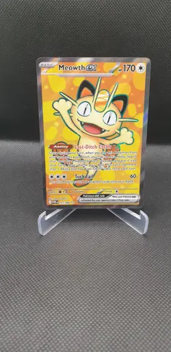 Meowth ex 107/088 Ultra Rare Perfect Order Pokemon NM - Image 1