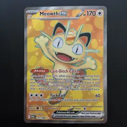 Meowth ex 107/088 Ultra Rare Perfect Order Pokemon Holo NM - Image 1