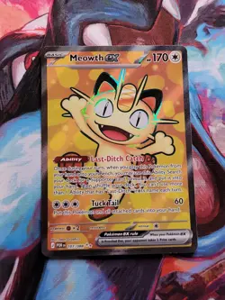 Meowth ex - 107/088 - Ultra Rare - Perfect Order - Pokemon Card - NM/M - Image 1